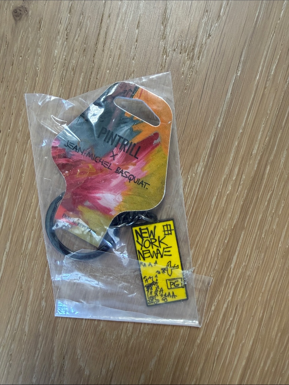Pintrill x Jean-michel basquait keychain